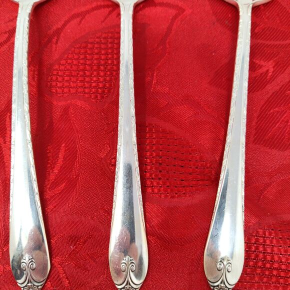5 Serving 1940'S Wm ROGERS "EXQUISITE" Serving Pieces Silver Plated Beautiful - Picture 3 of 16